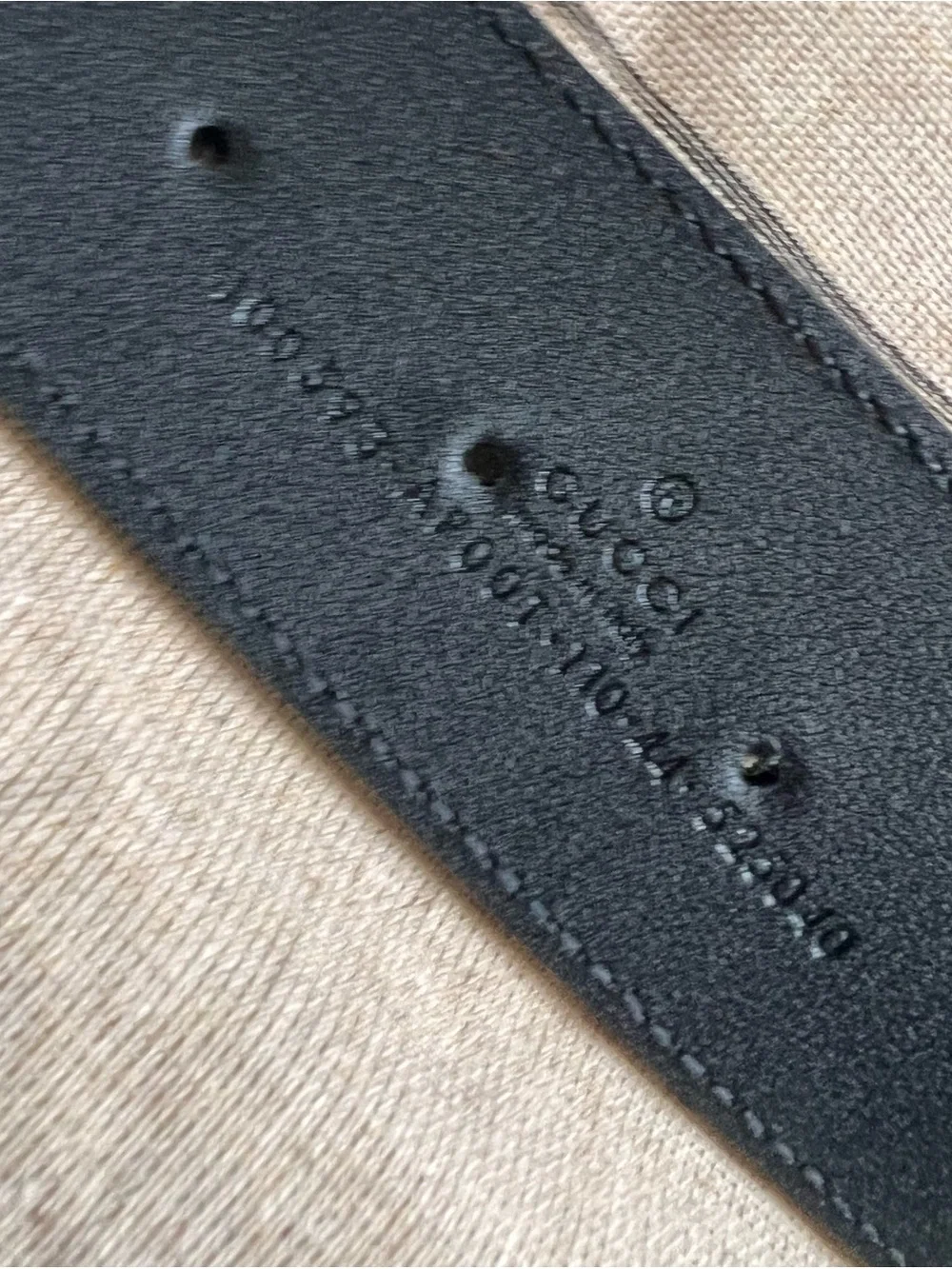 Gucci Black Leather Belt with Gold Double G Buckle